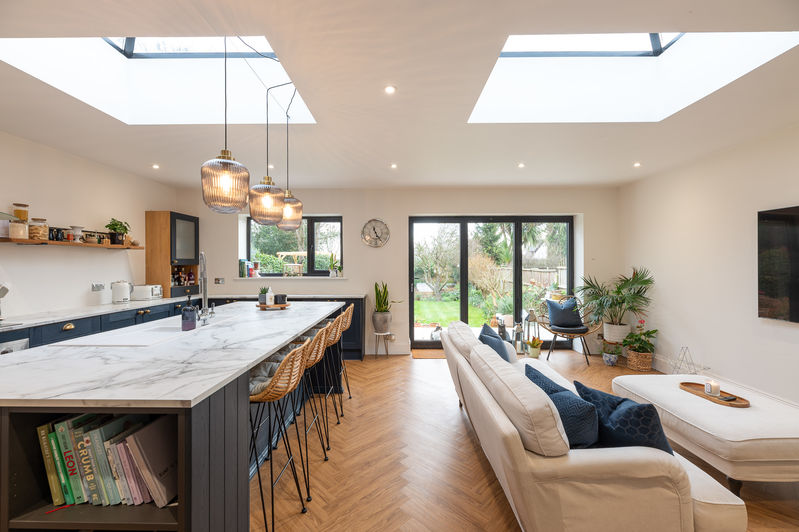 Open Plan Lounge Kitchen